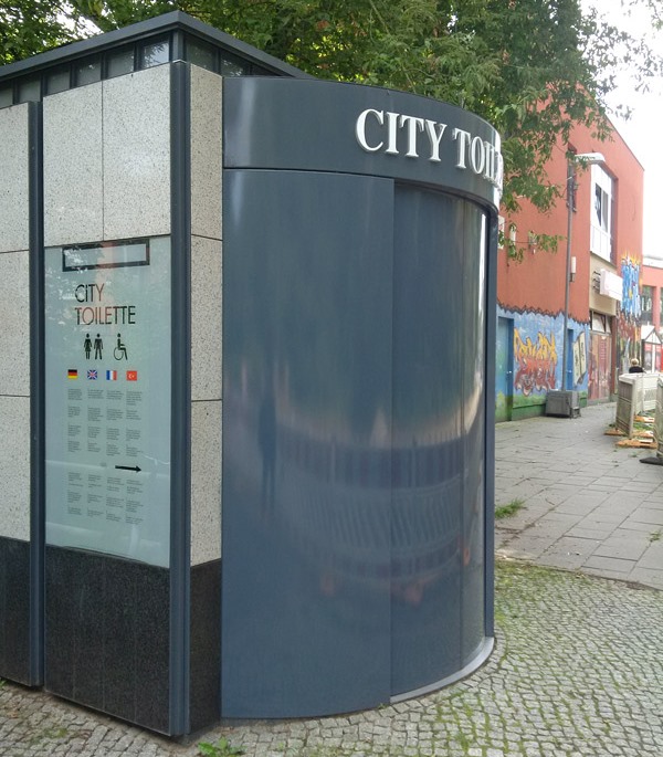 Figure 2 - Example of a public toilet in Berlin